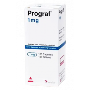 PROGRAF 1 MG ( TACROLIMUS ) 100 CAPSULES